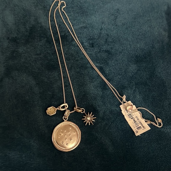 Kendra Scott Rhodium Plated Cancer Charm Necklace - Picture 5 of 8